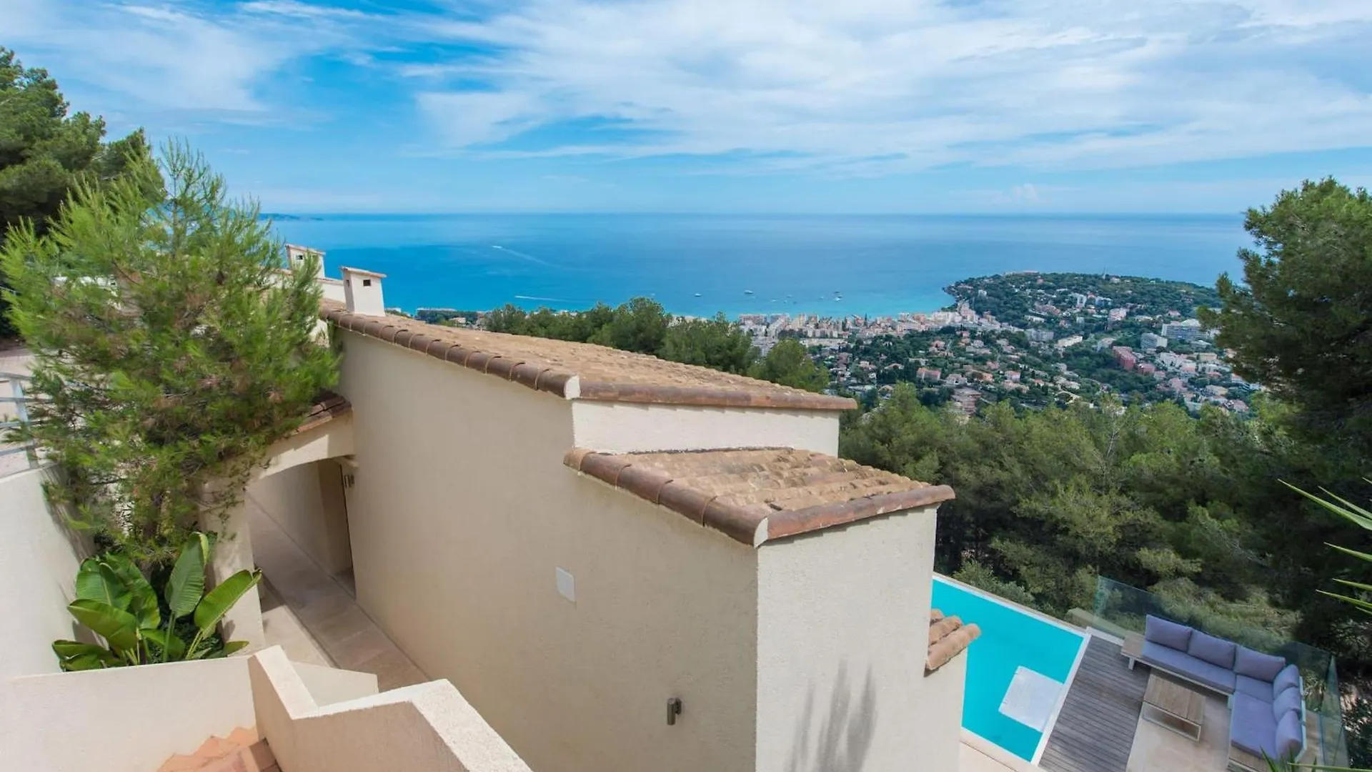 Βίλα L Oasis Moderne Piscine Vue Mer Roquebrune-Cap-Martin